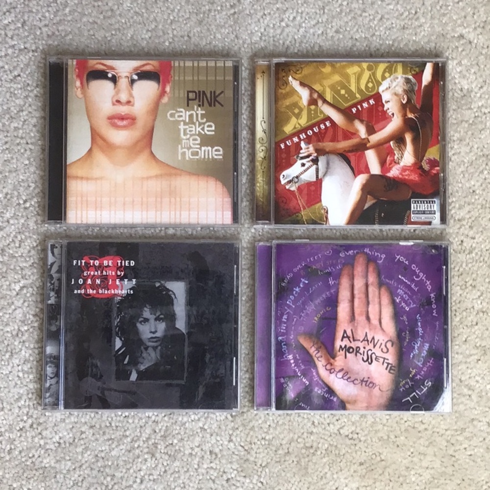 Set of 4 Female Artists That Rock CDs, 1999-2008